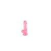 Gode jelly rose ventouse taille S 15.3cm 